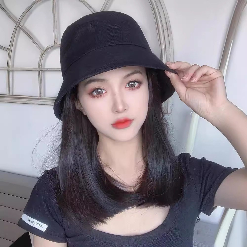 渔夫帽假发 假发女 内扣中长假发可拆卸帽子假发锁骨假发,美发护发/假发,帽子假发,淘宝优惠券,粉丝福利购,淘宝优惠卷