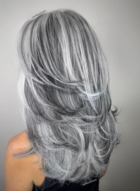 跨境欧美假发女长卷发化纤假发头套中长款灰色蓬松假发头套亚马逊