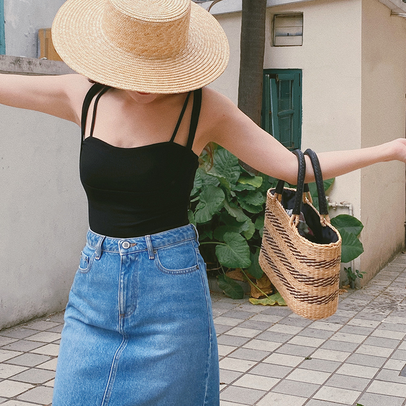 oohitch双肩带吊带背心