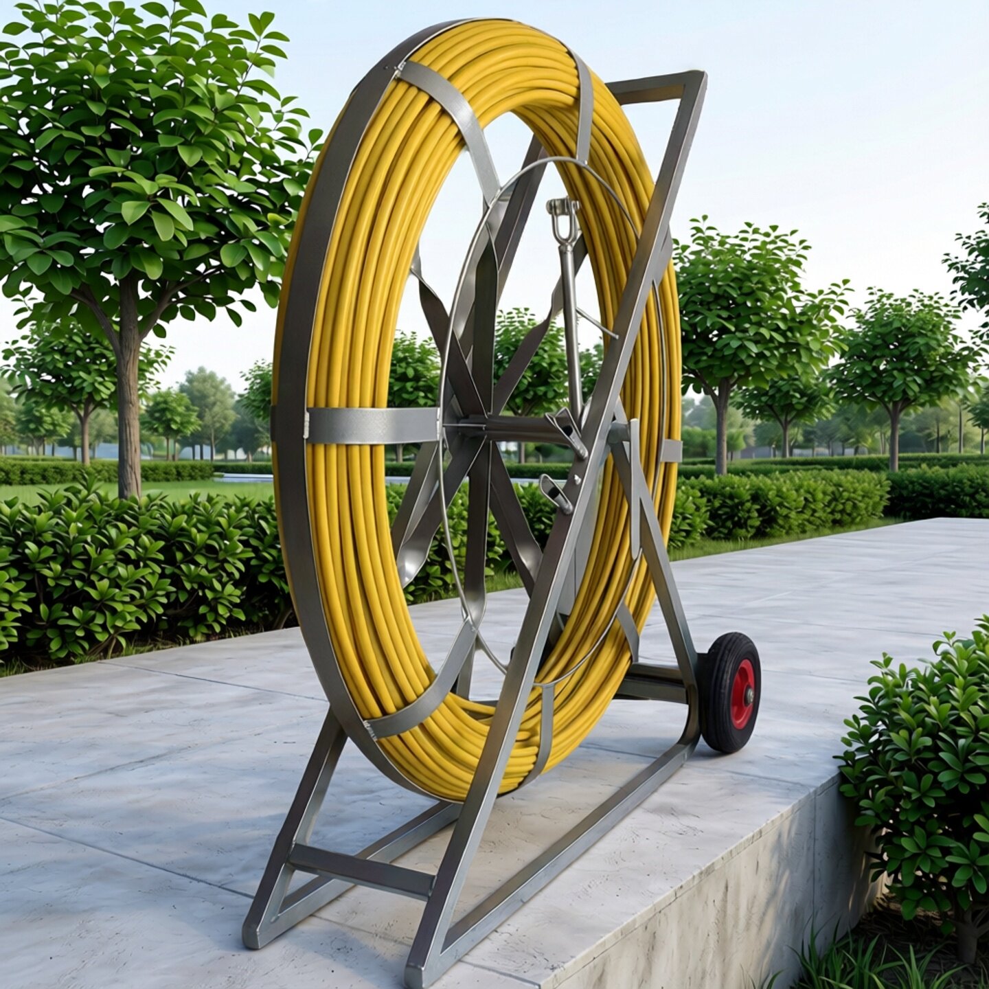 新款玻璃钢穿线器通信光缆穿管器引线器桥架电缆穿线棒管道疏通器