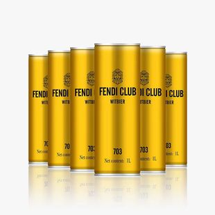 小麦白啤酒时尚 比利时式 潮流精酿啤酒 CLUB·703 FENDI
