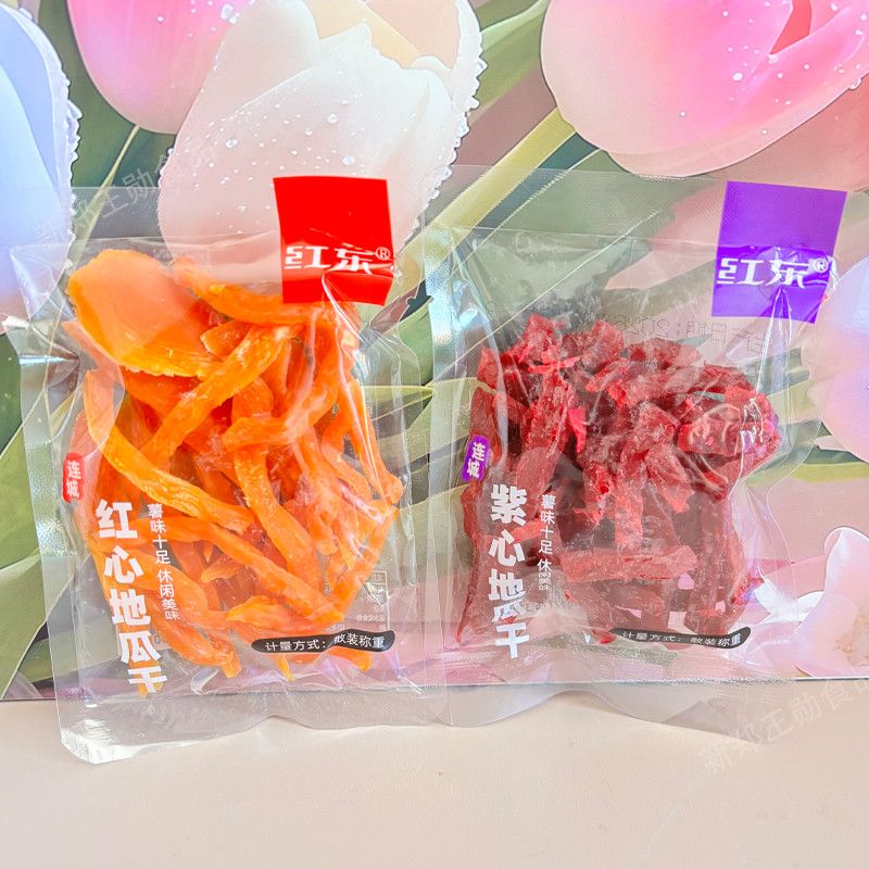连城特产地瓜干红薯条独立小包装农家自制番薯休闲小吃追剧零食