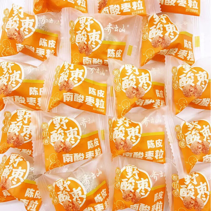 散装野酸枣陈皮南酸枣粒酸甜蜜饯解馋小零食方便独立包装