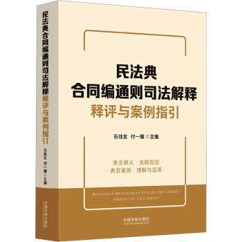 民法典合同编通则司法解释释评与案例指引 法律从业者解读 企业法务实务应用 个人纠纷案例指引 法律文书模板 9787521636116