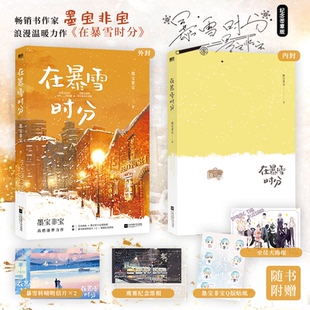 包邮 江苏凤凰文艺出版 在暴雪时分 9787559444509 社 墨宝非宝著 正版