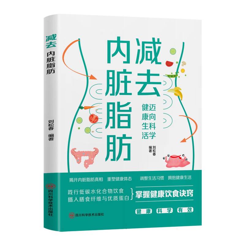 减去内脏脂肪 内脏脂肪 科学减脂 饮食方案 运动计划 快速见效 健康管理 上班族适用 9787572720727