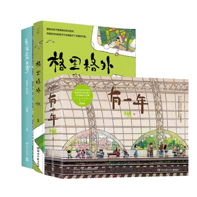 正版包邮 生活蒙太奇+有一年+格里格外 天然 9787572612671 湖南文艺