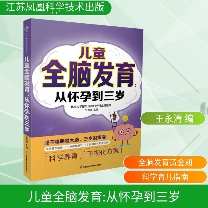 儿童全脑发育 从怀孕到三岁 从怀孕到三岁 科学育儿 全脑开发 早期启蒙 指导 实用方法 育儿指南9787571352523