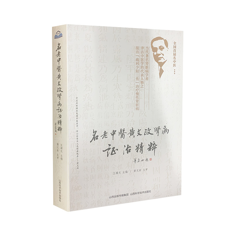 名老黄文政肾病治精粹 名老中医经验 黄文政肾病精粹 肾病诊疗指南 中医辨论治 临床诊疗案例 肾病治详解 9787537758871