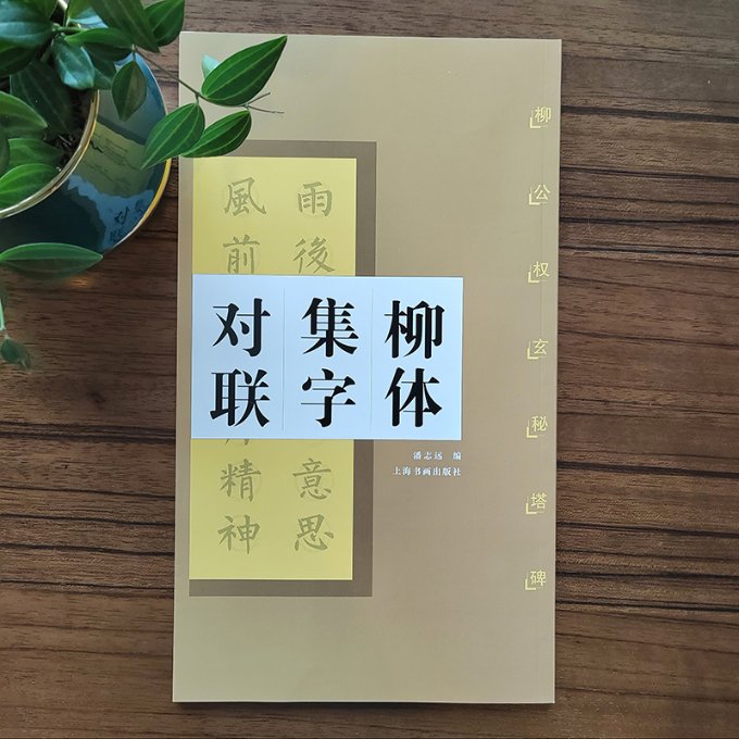 正版包邮 柳体集字对联·柳公权玄秘塔碑 潘志远 9787806721551 上海书画