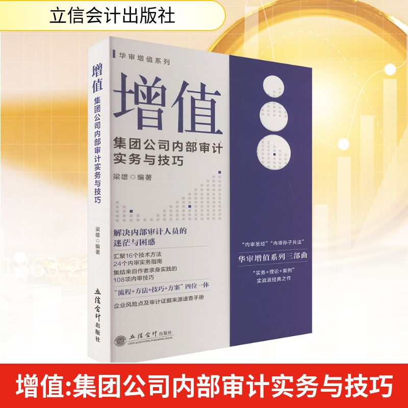 增值 集团公司内部审计实务与技巧 集团公司内部审计实务与技 审计实务 内部技巧 专业解析 案例分析9787542972736