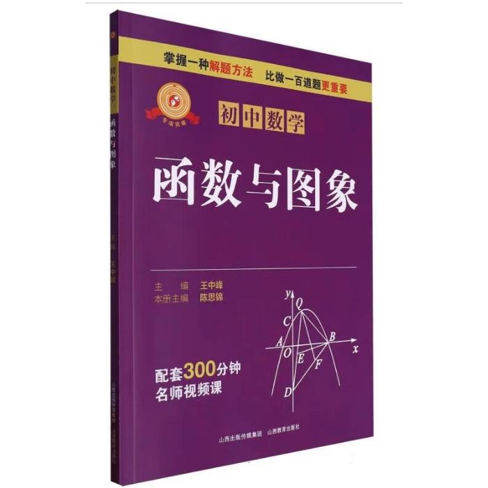 正版包邮 专项突破 初中数学 函数与图像 王中峰 9787570339525 山西教育出版社