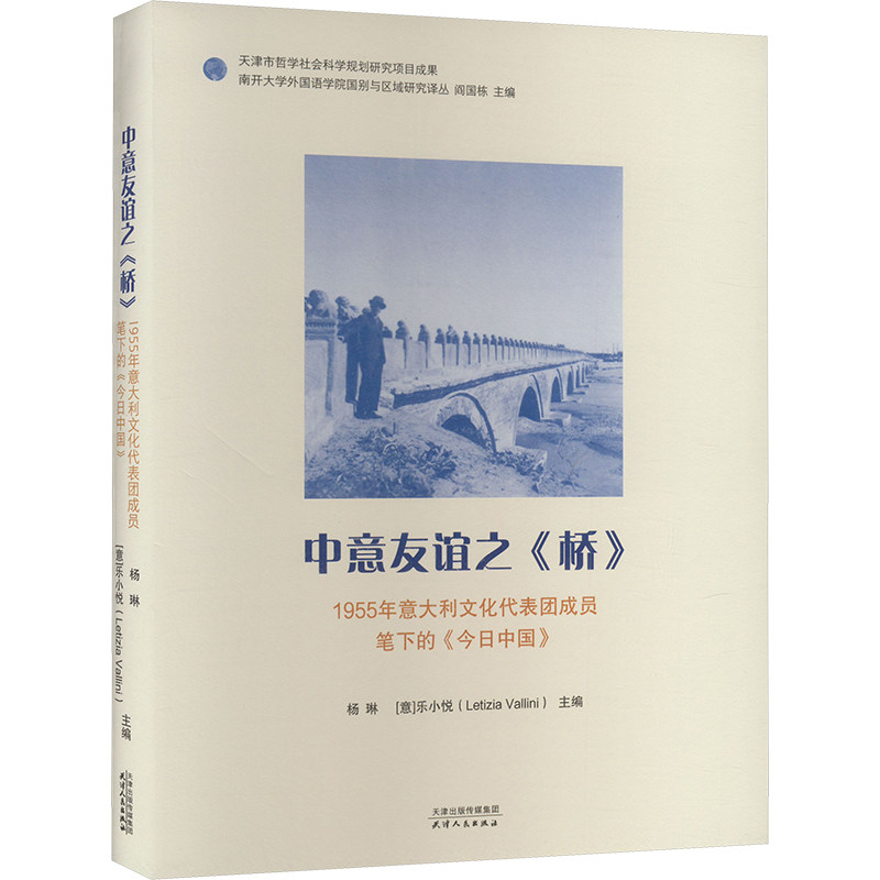 正版包邮 中意友谊之《桥》 杨琳, (意) 乐小悦主编 9787201199504 天津人民出版社