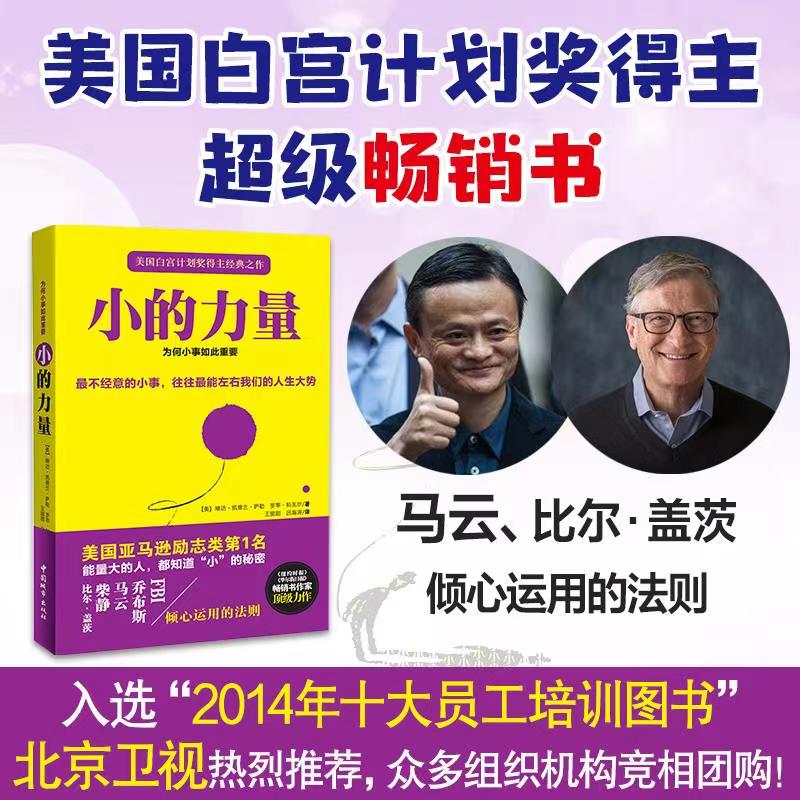 小的力量:为何小事如此重要 小事决定成败 个人成长指南 生活智慧启示 成功法则解析 日常小事力量 细节决定命运 9787507428483