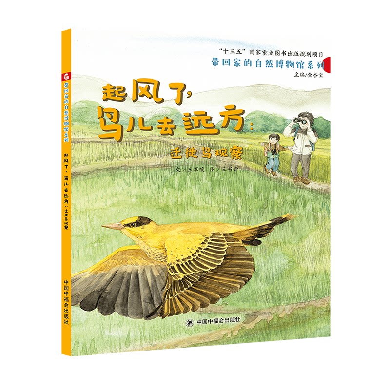 起风了,鸟儿去远方:迁徙鸟观察--中国原创图画书 中国原创图画书 迁徙鸟观察 儿童科普绘本 自然知识科普 9787507228502