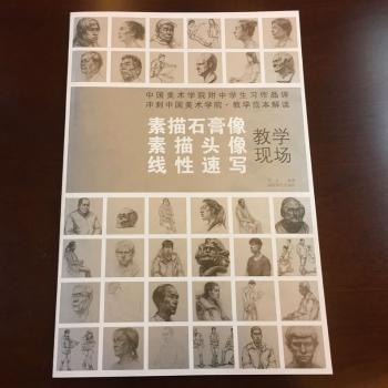 素描石膏像.素描头像.速写/冲刺中国美术学院教学范本解读 美术生联考 美院教学范本 详解 9787550822153
