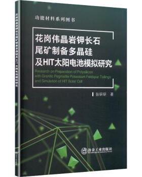 正版包邮 花岗伟晶岩钾长石尾矿制备多晶硅及HIT太阳电池模拟研究 张研研著 9787524002338 冶金工业出版社