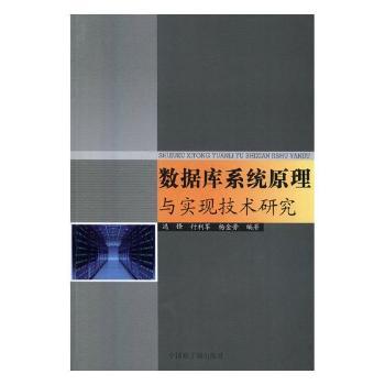 正版包邮 数据库系统原理与实现技术研究 冯锋，付利军，杨金劳编著 9787502287900 中国原子能出版社