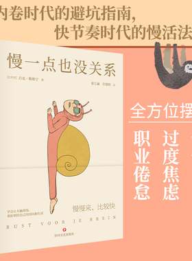 正版包邮 慢一点也没关系+躺平 职场防内卷/防焦虑指南 [比利时]吕克·斯维宁 著,常江涵 许楚琪 译,酷威文化 出品 9787541161162