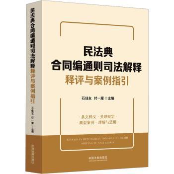 民法典合同编通则司法解释释评与案例指引 法律从业者解读 企业法务实务应用 个人纠纷案例指引 法律文书模板 9787521636116
