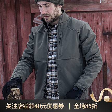 美国5.11春秋户外战术耐磨外套511保暖防风软壳夹克 78035