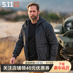 5.11赛莫斯棉服夹克511P棉保暖防泼水男风帽外套48387