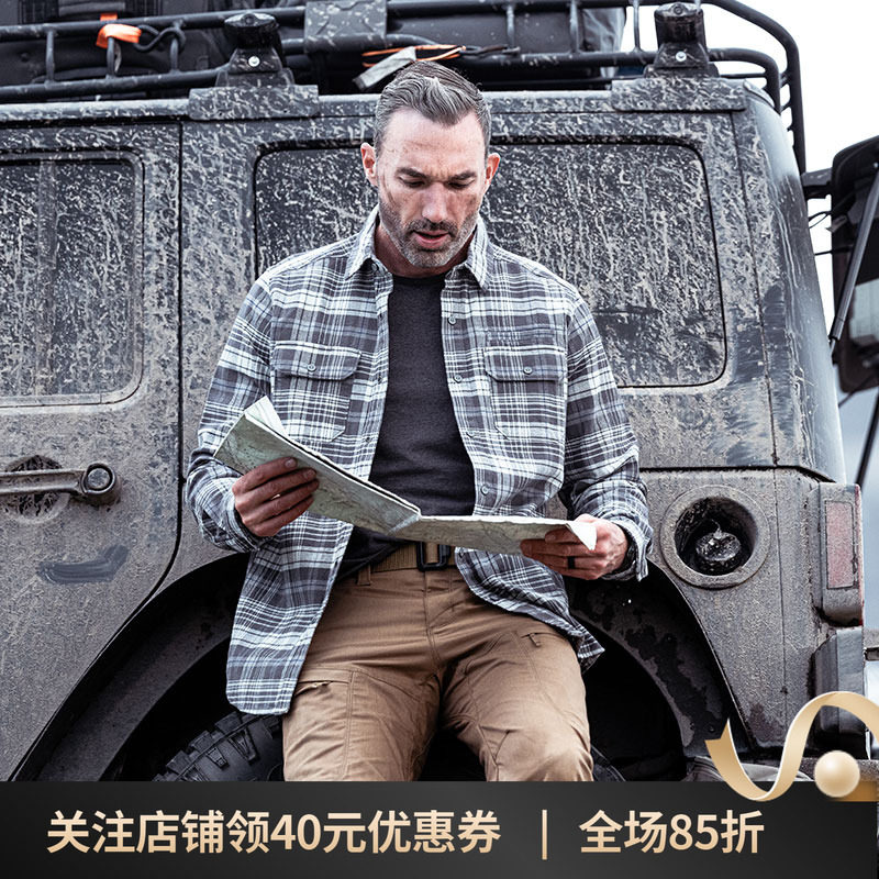 衬衣5.11翻领美国男春秋户外