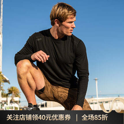 美国5.11作训服511训练衫男卫衣休闲长袖T恤 82136【福利款】