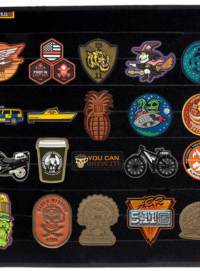 美国5.11魔术徽章511战术贴 92063 92063