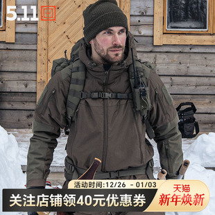 美国5.11秋冬户外男士 48374 P棉服511休闲多袋外套防泼水堡垒夹克