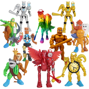 新款外国山海经的玩具鲨鱼十王融合怪手办缝合怪异兽男孩生日礼物