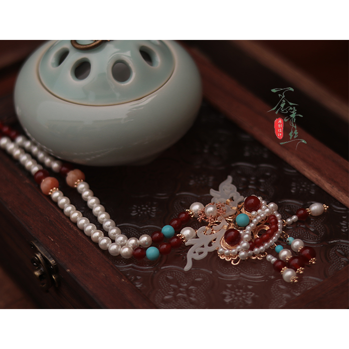 醒狮贺岁原创汉服项链