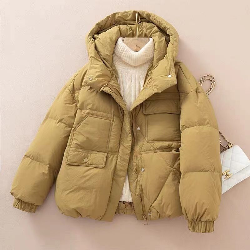 短款羽绒棉服女冬季2024新款小个子设计感流行宽松加厚保暖外套潮,女装/女士精品,羽绒服,淘宝优惠券,粉丝福利购,淘宝优惠卷