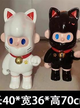 网红男朋友雕塑卡通公仔家里客厅卧室装饰品落地大摆件