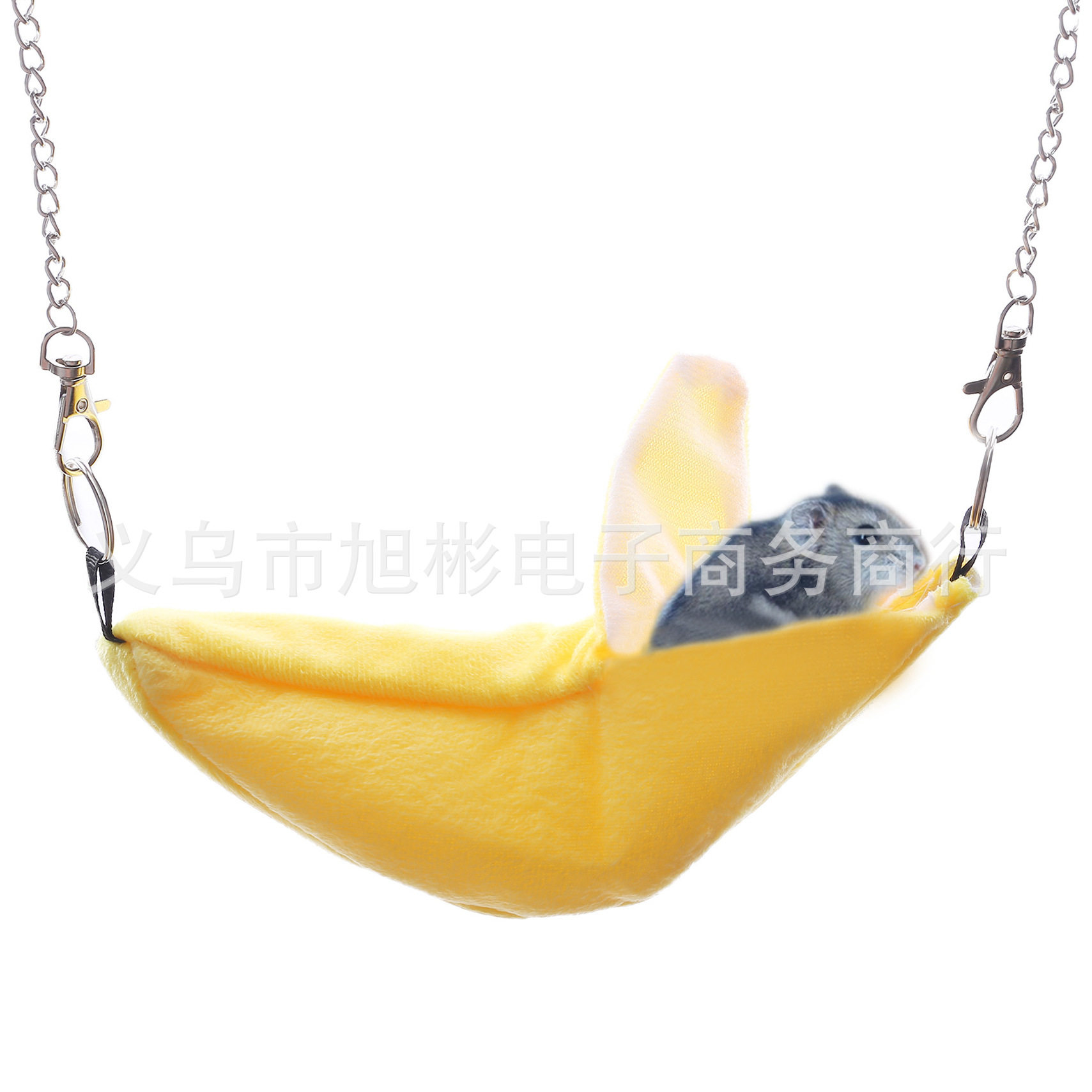 跨境宠物吊床松鼠蜜袋鼯吊床窝悬挂式仓鼠窝保暖宠物香蕉睡袋