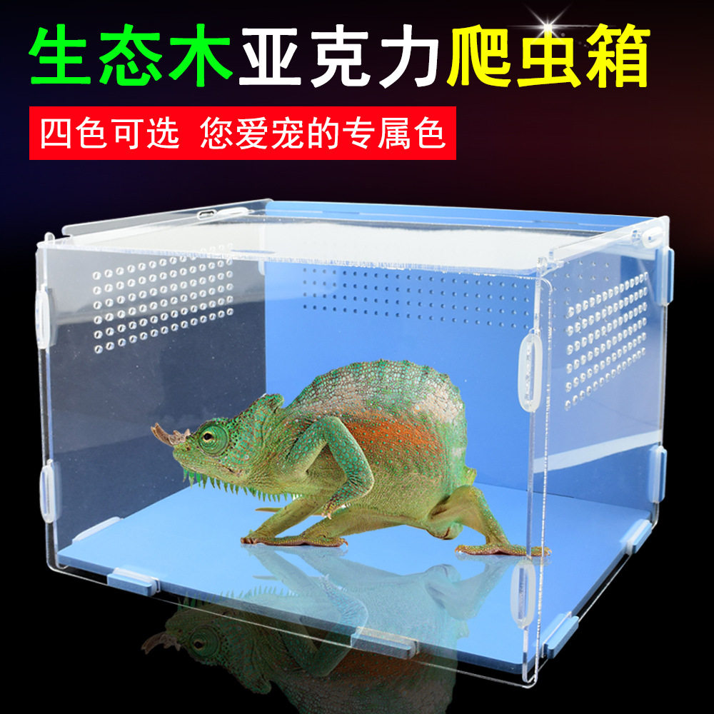 爬虫箱饲养保温盒亚克力透明造型房宠物陆龟蜘蛛蜥蜴刺猬角蛙