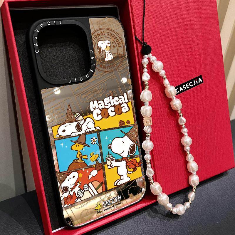 C家MagSafe磁吸漫画咖啡史努比狗适用iphone17手机壳16promax苹果15pro镜面14plus保护套13卡通12日韩Air,3C数码配件,手机保护套/壳,淘宝优惠券,粉丝福利购,淘宝优惠卷