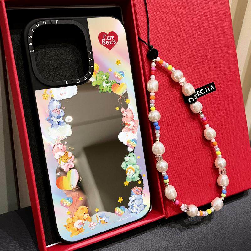MagSafe磁吸软糖小熊carebears环绕适用iphone17手机壳16promax苹果15pro镜面14plus可爱13卡通12日韩