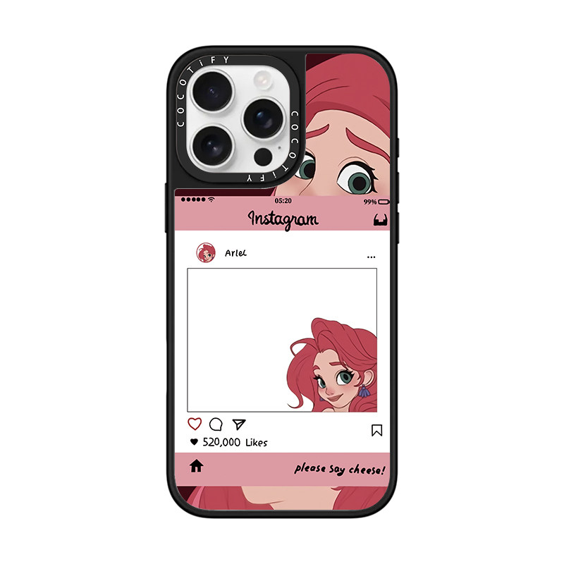 适用iPhone苹果17promax手机壳18/17pro/17软胶18卡通16轻奢风17plus潮牌15创意16pro奢华潮公主相框