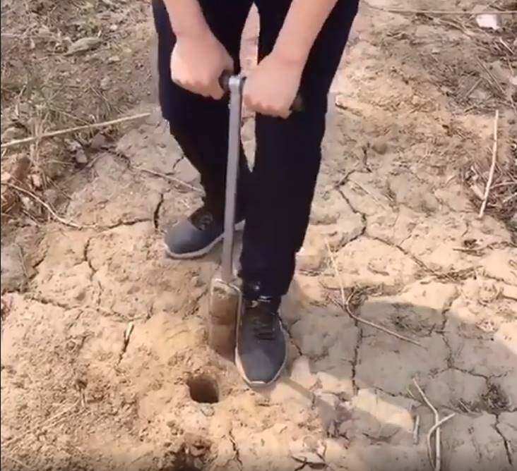 深坑挖土神器土地打眼挖坑种菜移苗种花挖洞打洞开孔大鹏蔬菜种植