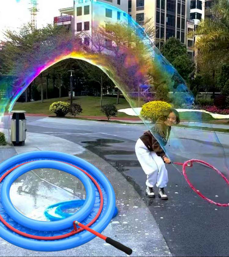 泡泡秀套人表演全套道具幼儿学生亲子套人好大泡泡游戏套装婚纱摄