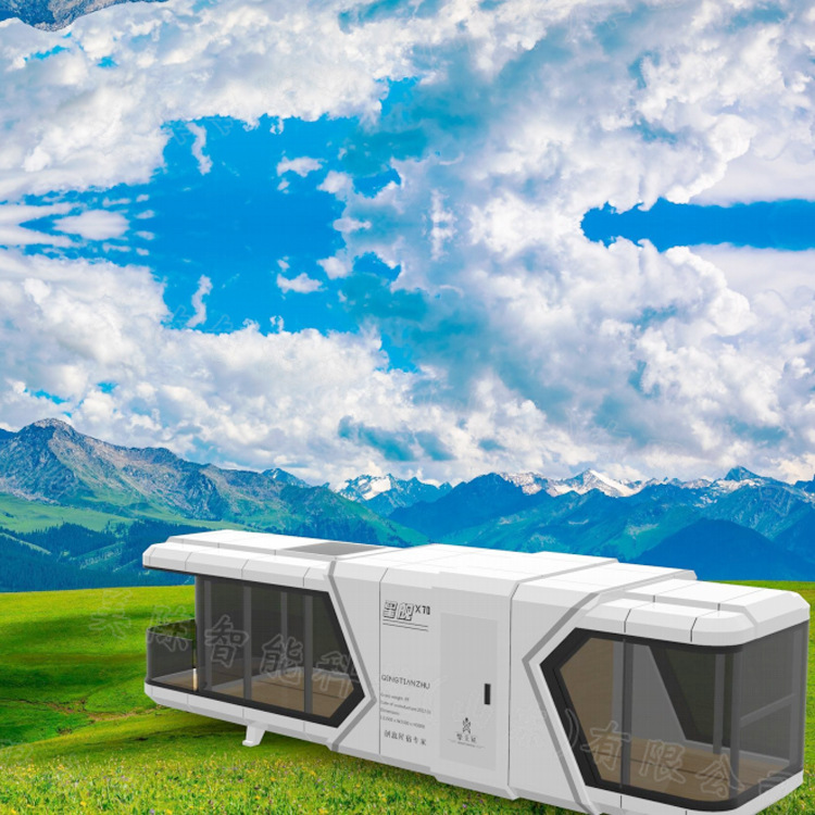 太空舱民宿厂家新款放行科技感设计酒店全屋智能化家居卫浴齐全