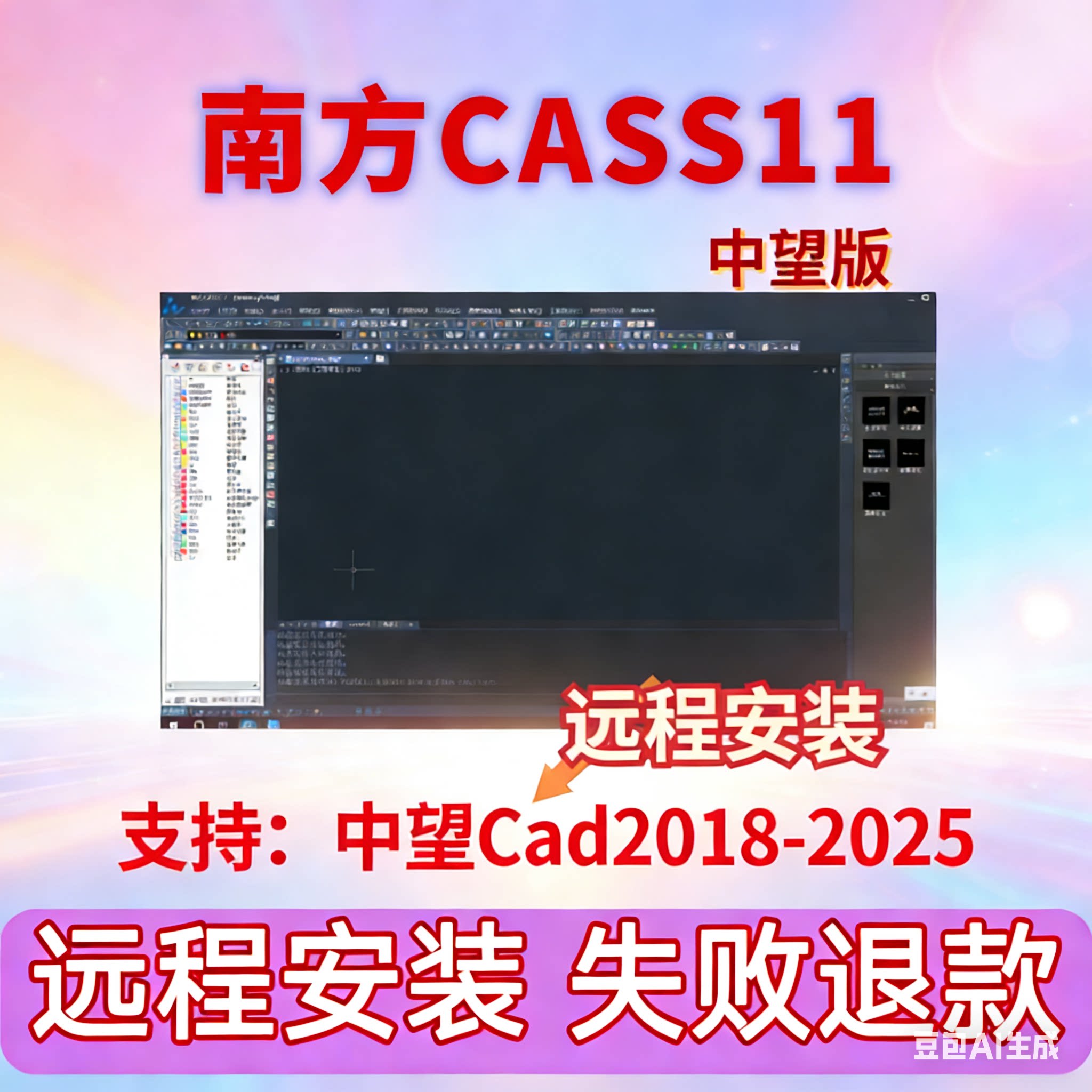 南方CASS11中望版(免狗版2D/3D绘图