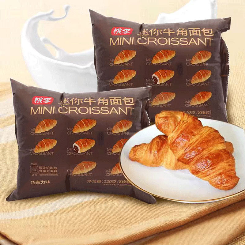 桃李迷你牛角包巧克力味面包