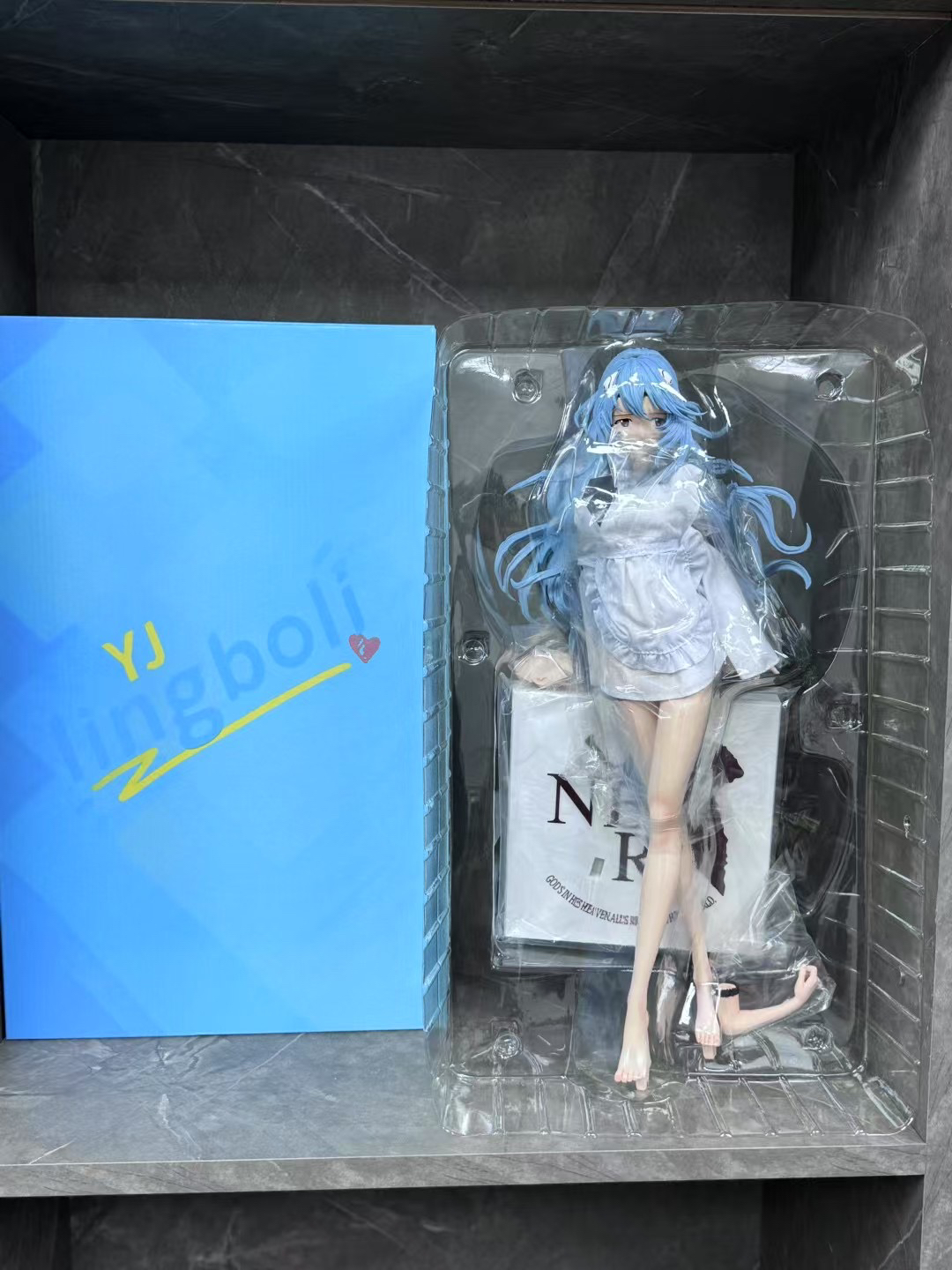 新世纪Neeko福音战士高颜值EVA姿手办手长发摆件绫波丽