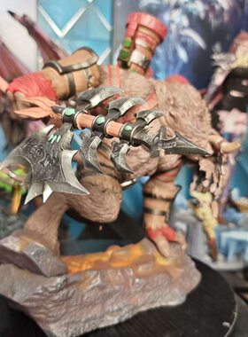 特价全新实拍魔兽世界牛头人凯恩·血蹄30cm 长度26cm 宽35cm