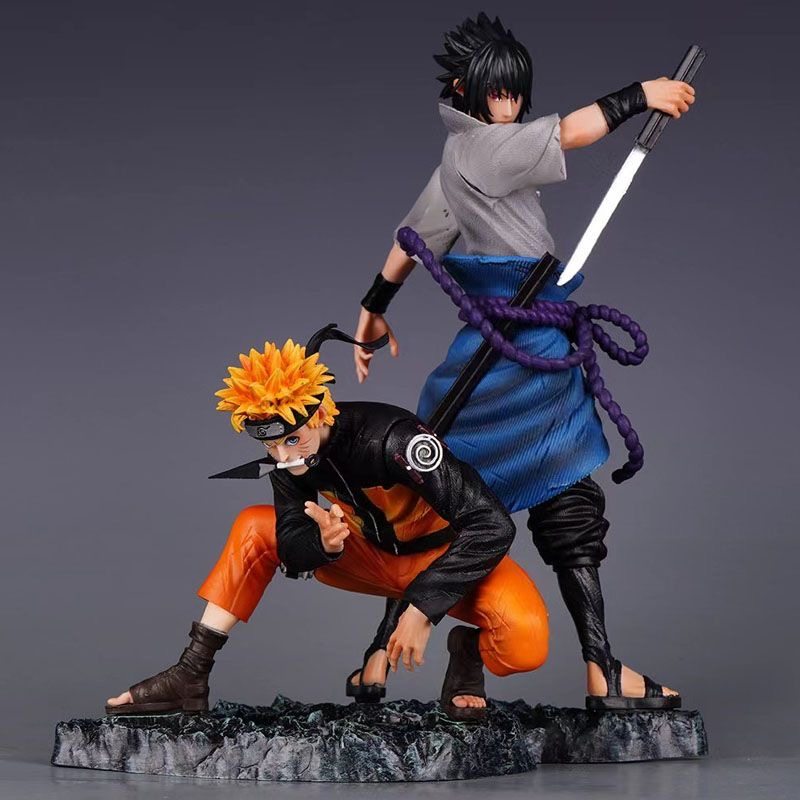 mz鸣佐火影羁绊01鸣人&佐助火影忍者手办gk动漫周边模型摆件礼物