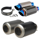 竞技排气管碳纤炮筒大排量Z800 摩托车改装 排气管机车跑车