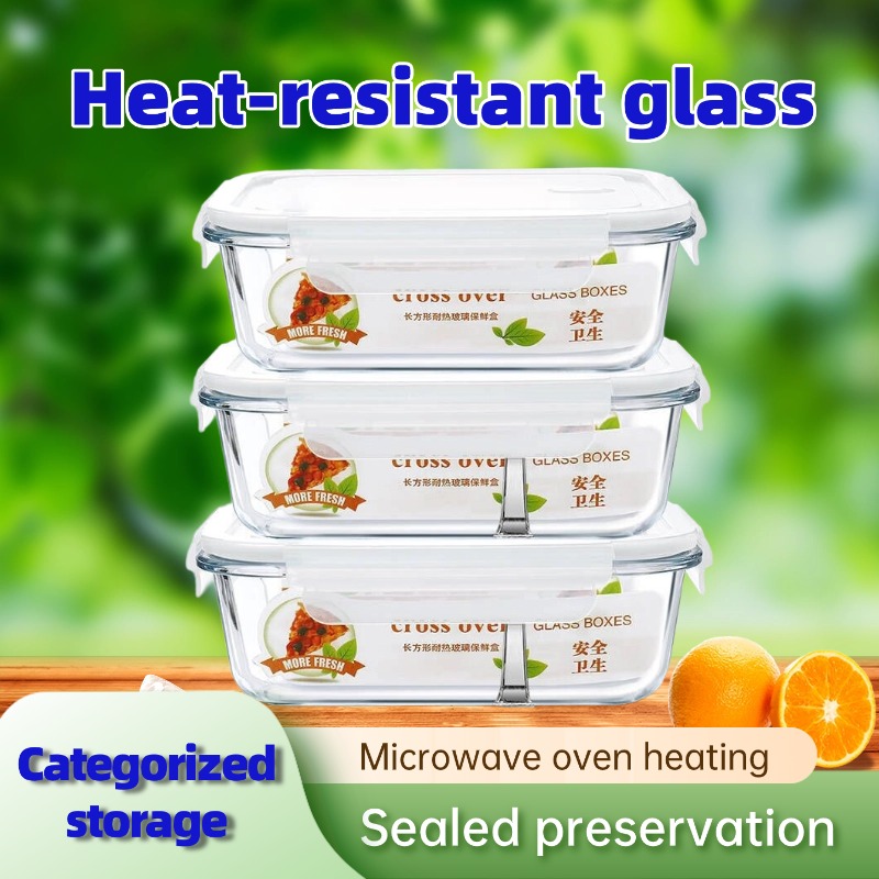 microwave oven lunch box glass box food storage container