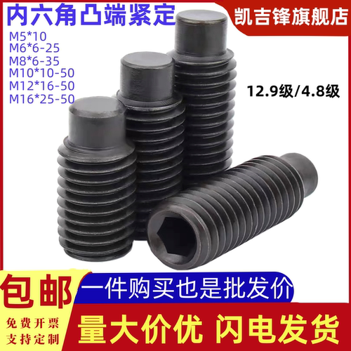 12.9级4.8级内六角凸端紧定GB79